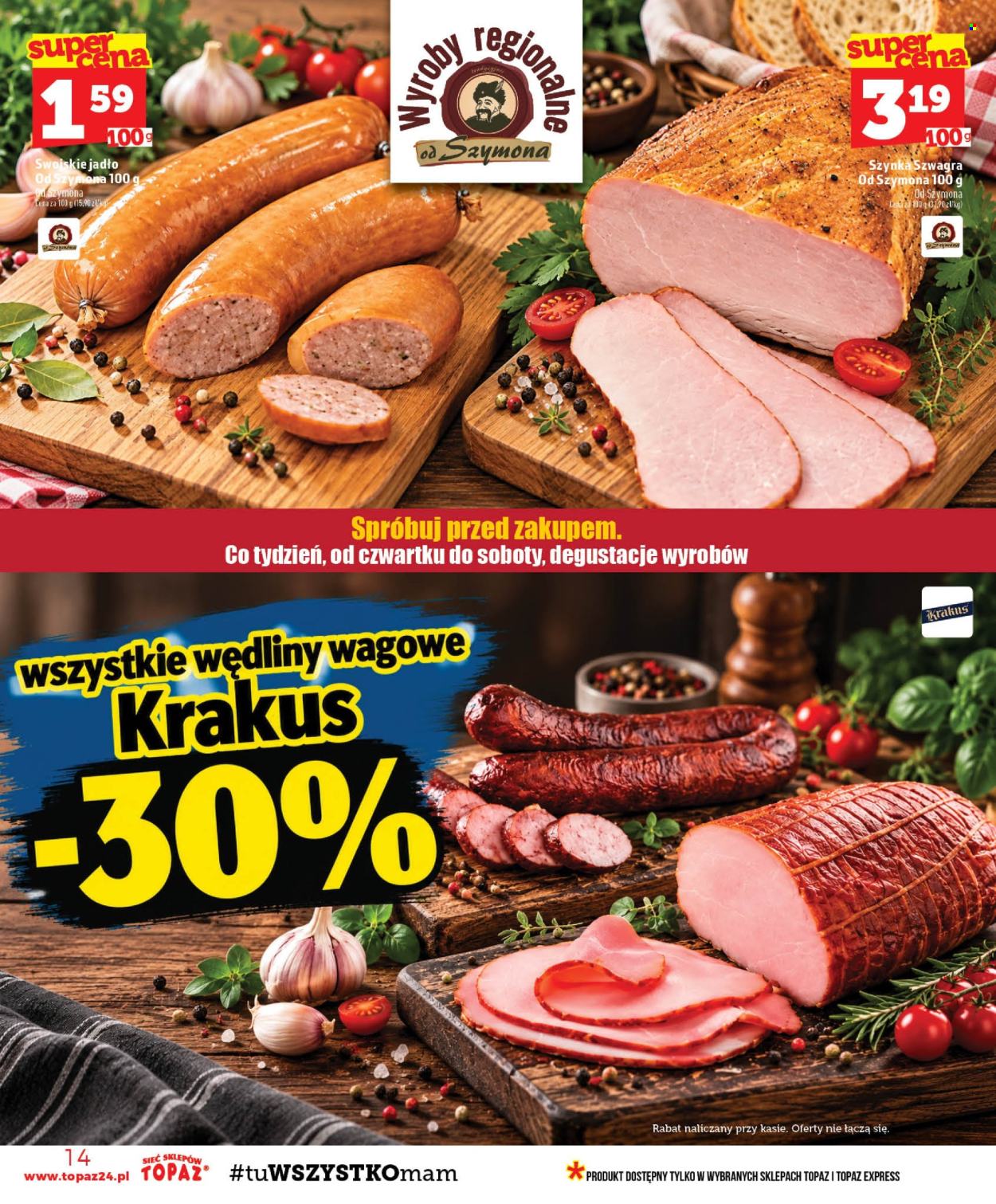 Gazetka Topaz - 8.10.2026 - 14.10.2026. Strona 14
