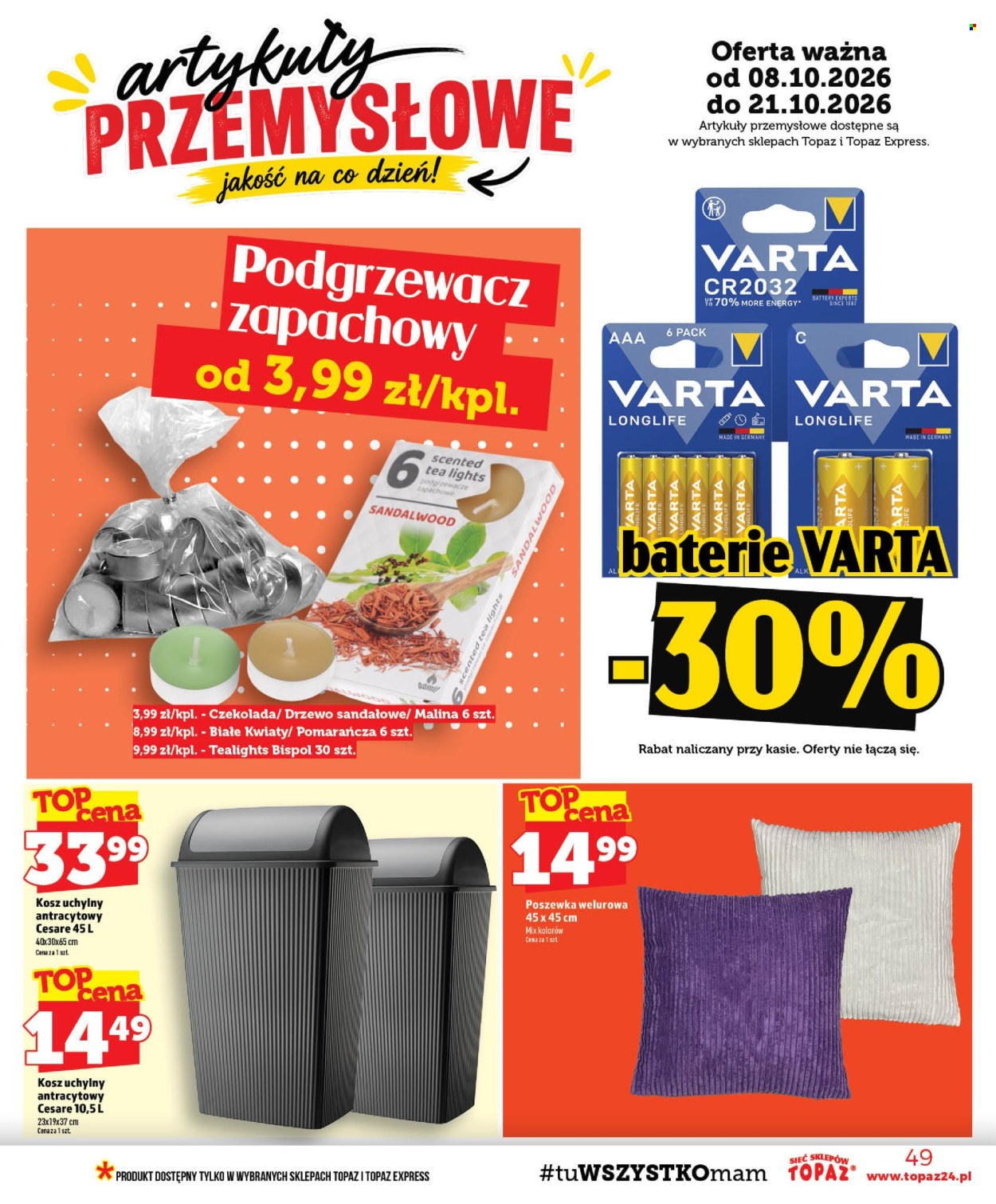 Gazetka Topaz - 8.10.2026 - 14.10.2026. Strona 49