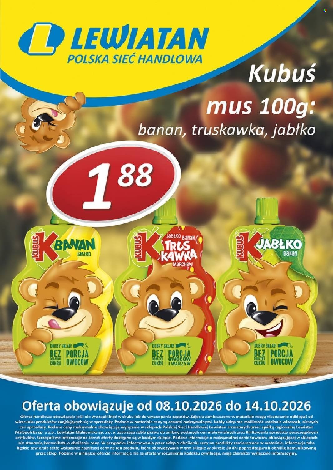 Gazetka Lewiatan - 8.10.2026 - 14.10.2026. Strona 3