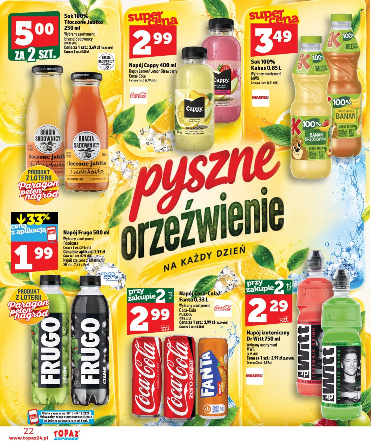 Gazetka Topaz - 8.10.2026 - 14.10.2026. Strona 22