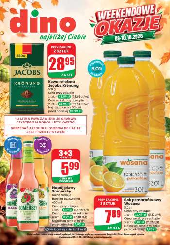 Gazetka Dino - 9.10.2026 - 10.10.2026.