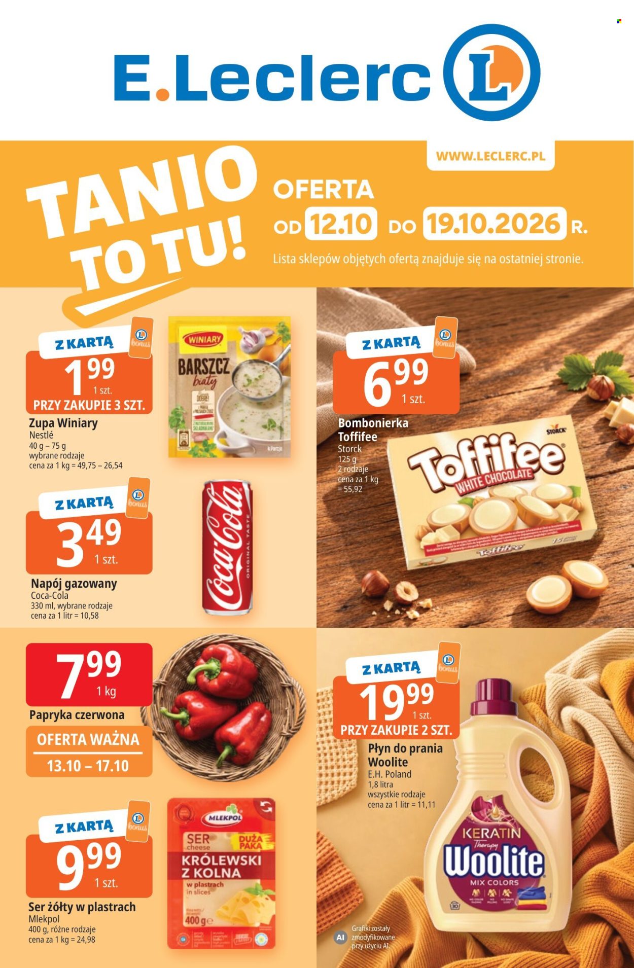 Gazetka E.Leclerc - 12.10.2026 - 19.10.2026. Strona 1