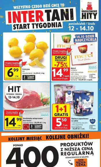 Gazetka Intermarché - 12.10.2026 - 14.10.2026.