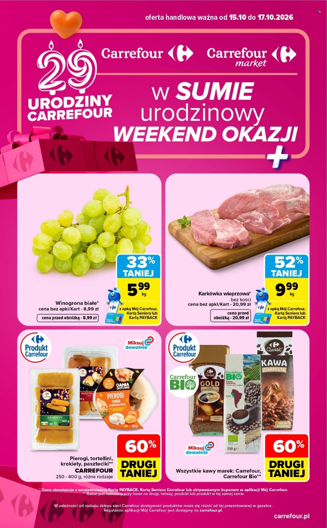 Gazetka Carrefour - 15.10.2026 - 17.10.2026. Strona 1
