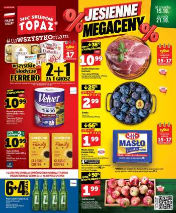 Gazetka Topaz - 15.10.2026 - 21.10.2026.