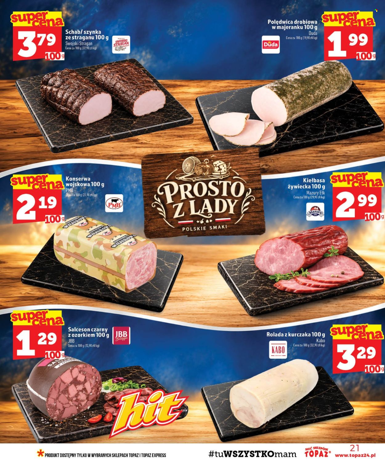 Gazetka Topaz - 15.10.2026 - 21.10.2026. Strona 21