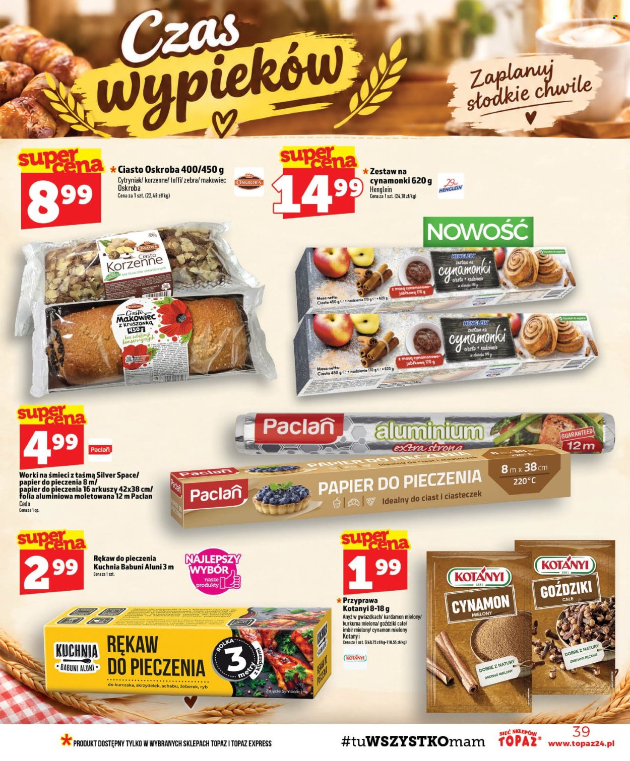Gazetka Topaz - 15.10.2026 - 21.10.2026. Strona 39