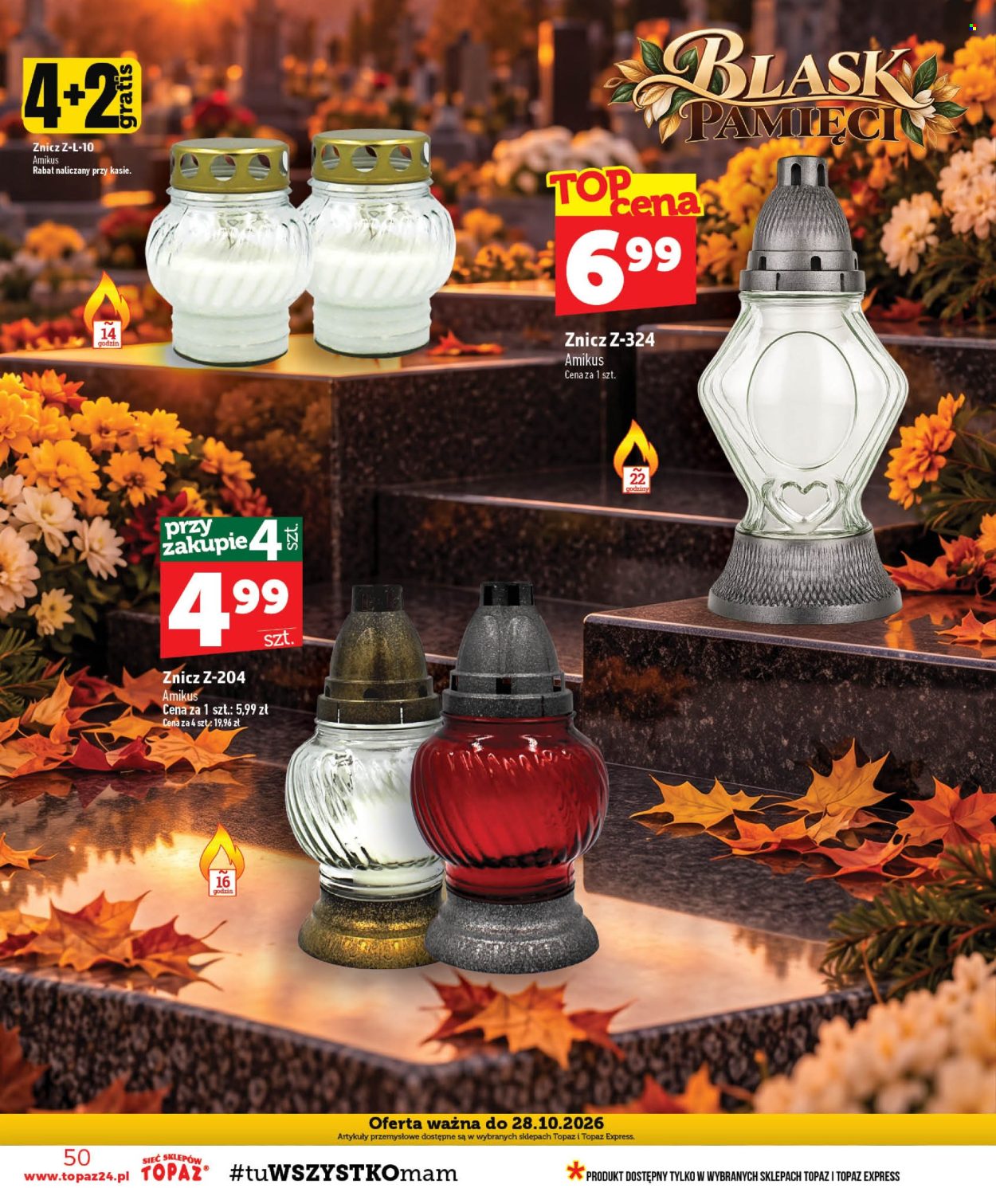 Gazetka Topaz - 15.10.2026 - 21.10.2026. Strona 50