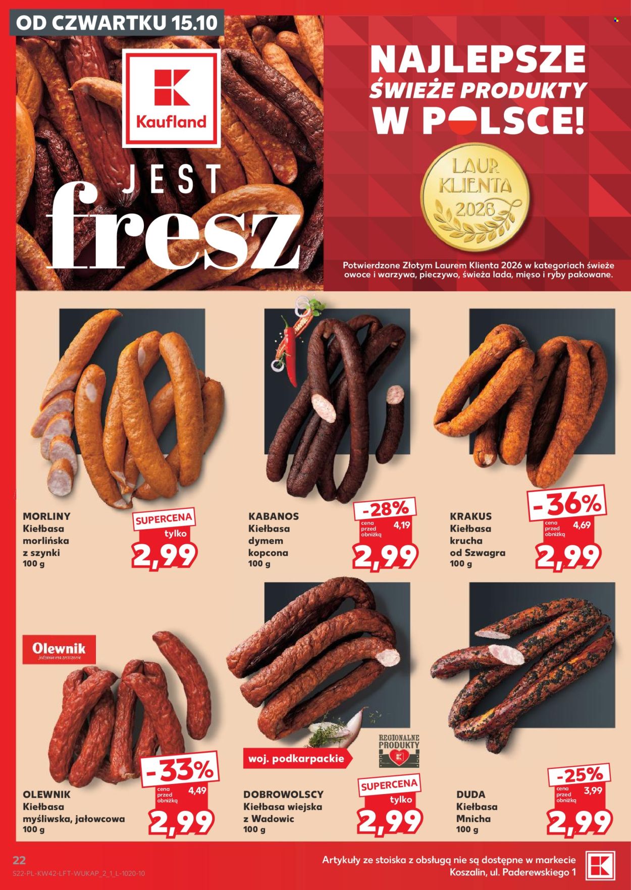 Gazetka Kaufland - 15.10.2026 - 21.10.2026. Strona 22