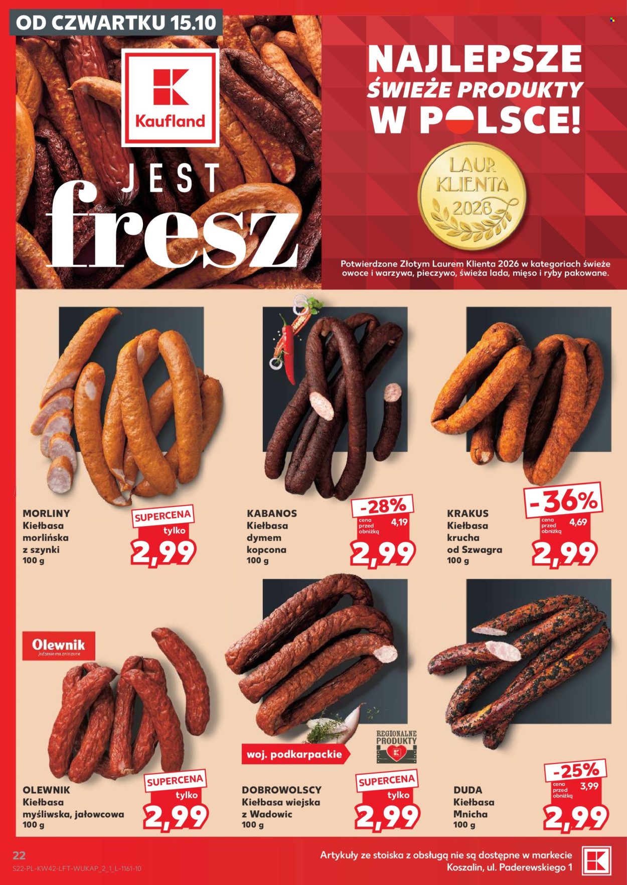 Gazetka Kaufland - 15.10.2026 - 21.10.2026. Strona 22