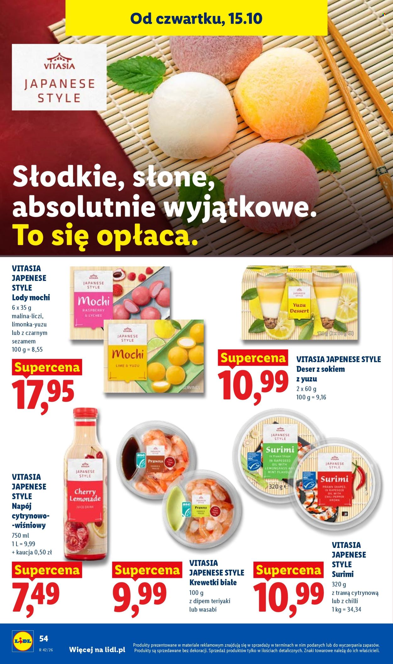 Gazetka Lidl - 15.10.2026 - 17.10.2026. Strona 54