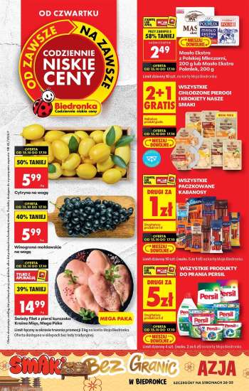 Gazetka Biedronka - 15.10.2026 - 21.10.2026.