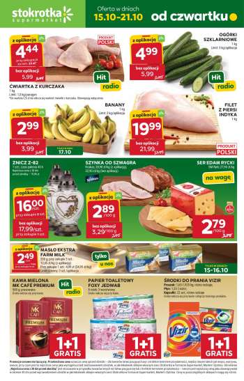 Gazetka Stokrotka Supermarket - 15.10.2026 - 21.10.2026.