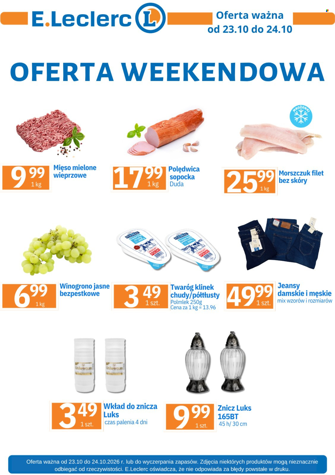 Gazetka E.Leclerc - 23.10.2026 - 24.10.2026. Strona 1