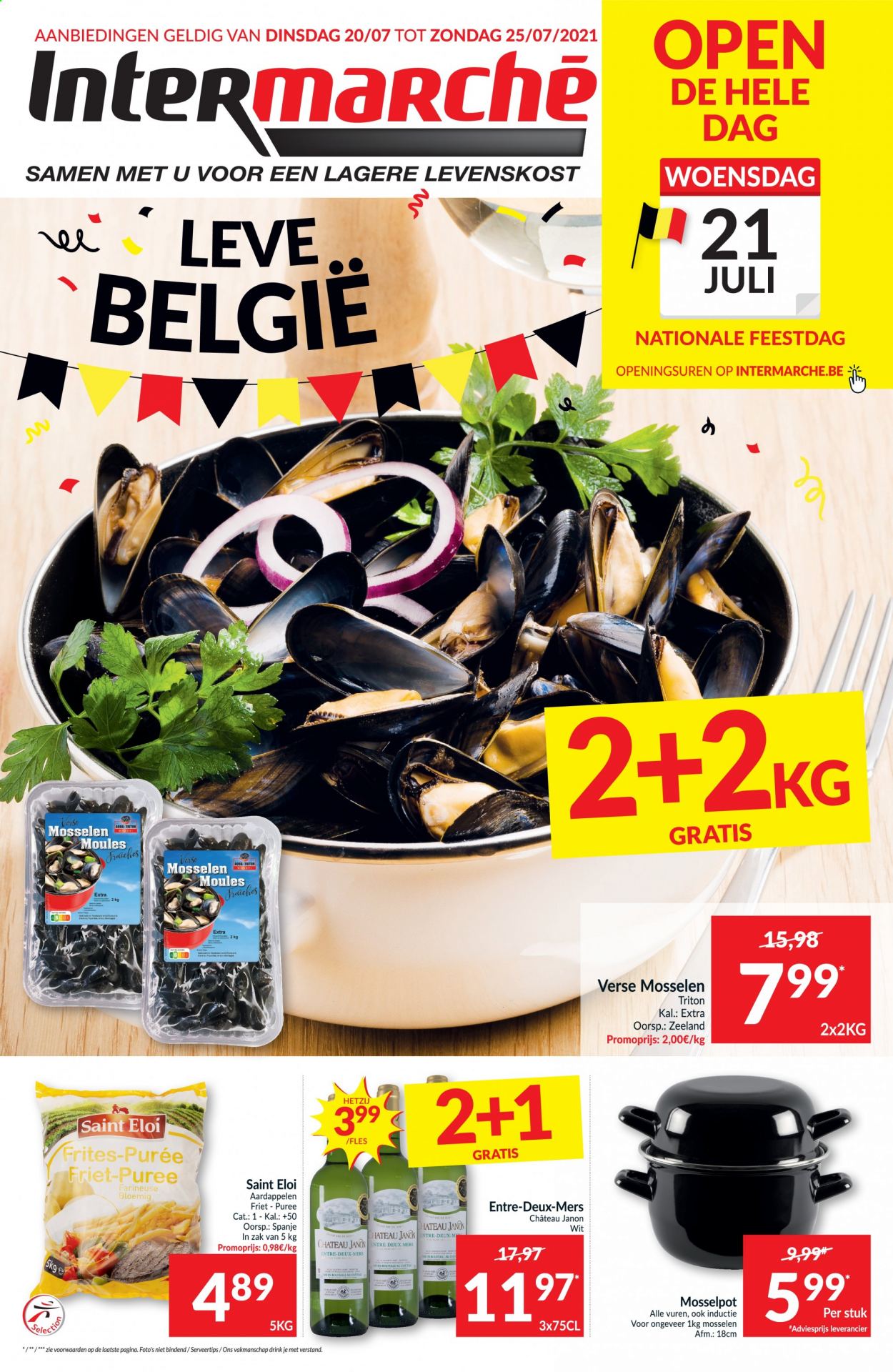 thumbnail - Intermarché-aanbieding - 20/07/2021 - 25/07/2021 -  producten in de aanbieding - aardappelen, frites. Pagina 1.