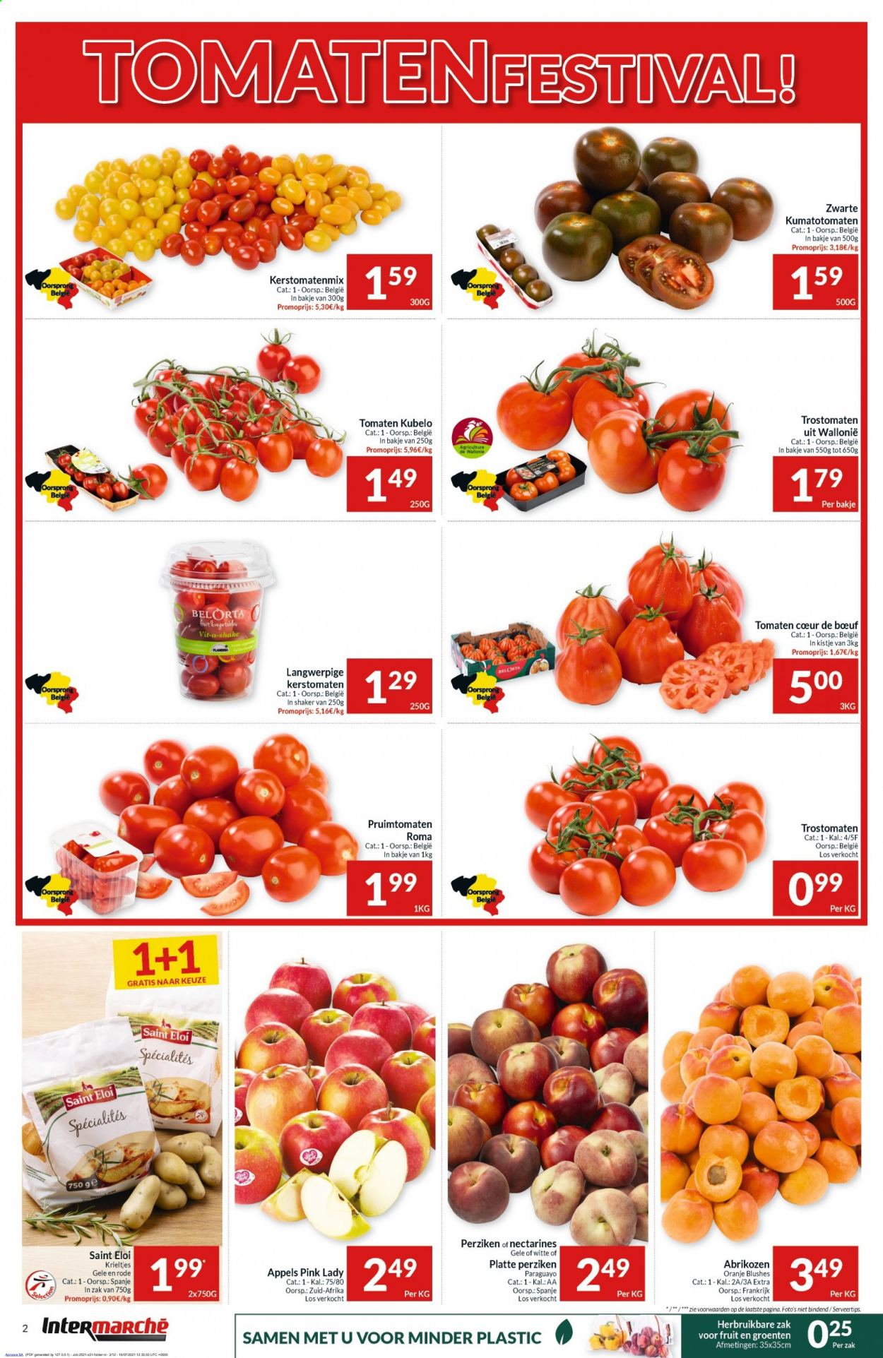 thumbnail - Intermarché-aanbieding - 03/08/2021 - 08/08/2021 -  producten in de aanbieding - krieltjes, oranje. Pagina 2.