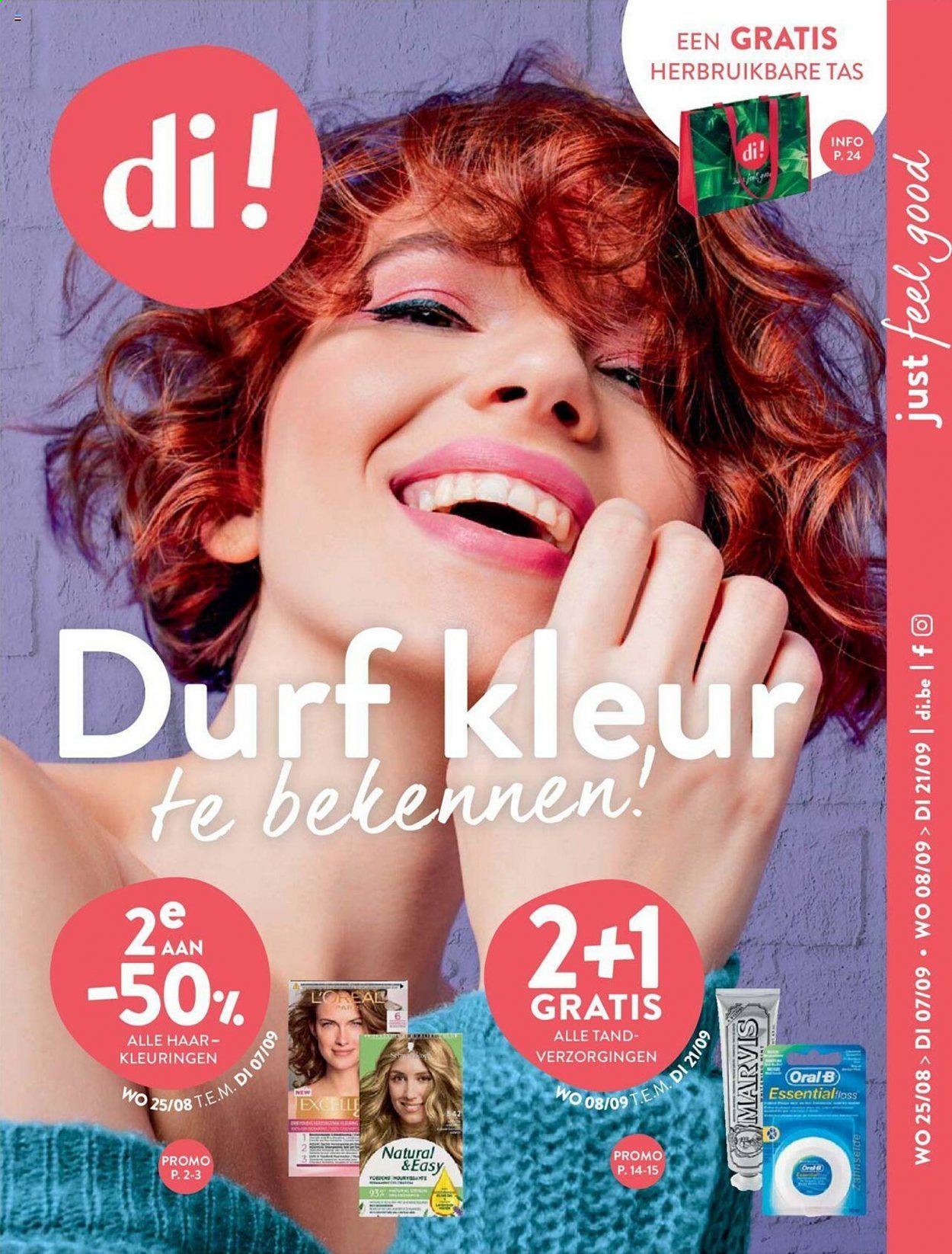 thumbnail - Catalogue Di - 25/08/2021 - 21/09/2021 - Produits soldés - L'Oréal, Oral-b. Page 1.