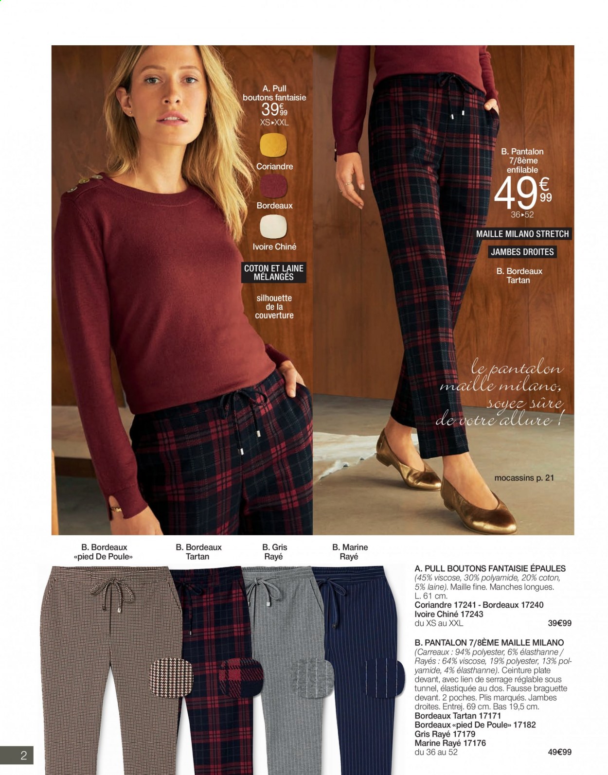 thumbnail - Damart-aanbieding -  producten in de aanbieding - pantalon. Pagina 2.