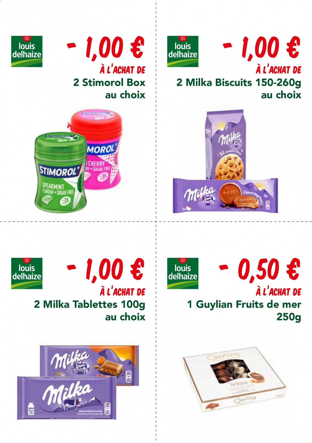thumbnail - Louis Delhaize-aanbieding -  producten in de aanbieding - Milka. Pagina 65.