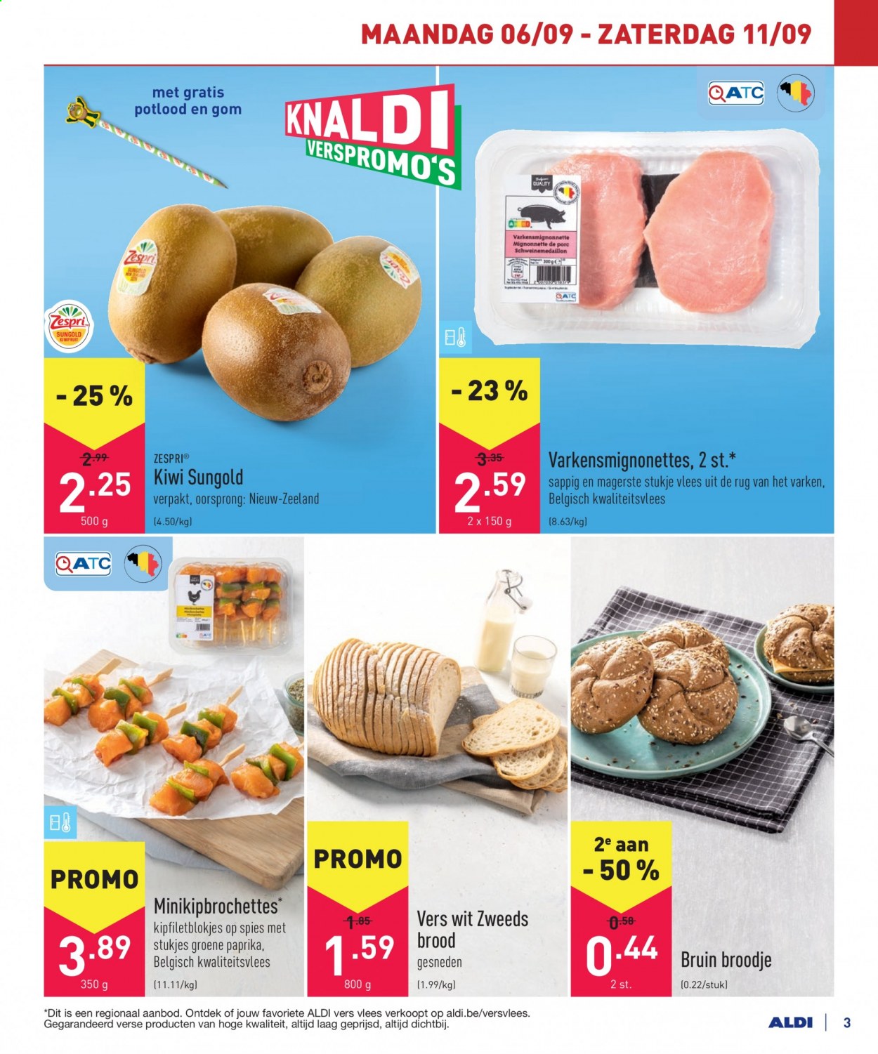 thumbnail - Catalogue ALDI - 06/09/2021 - 17/09/2021 - Produits soldés - kiwi. Page 3.