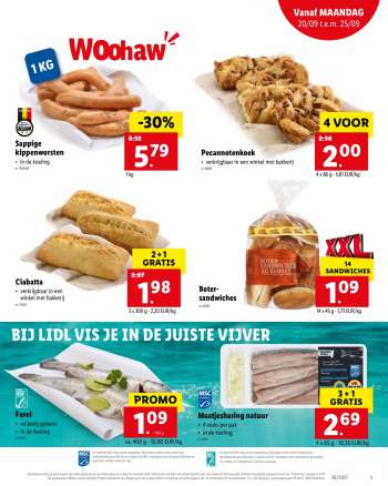 Catalogue Lidl - 20/09/2021 - 25/09/2021.