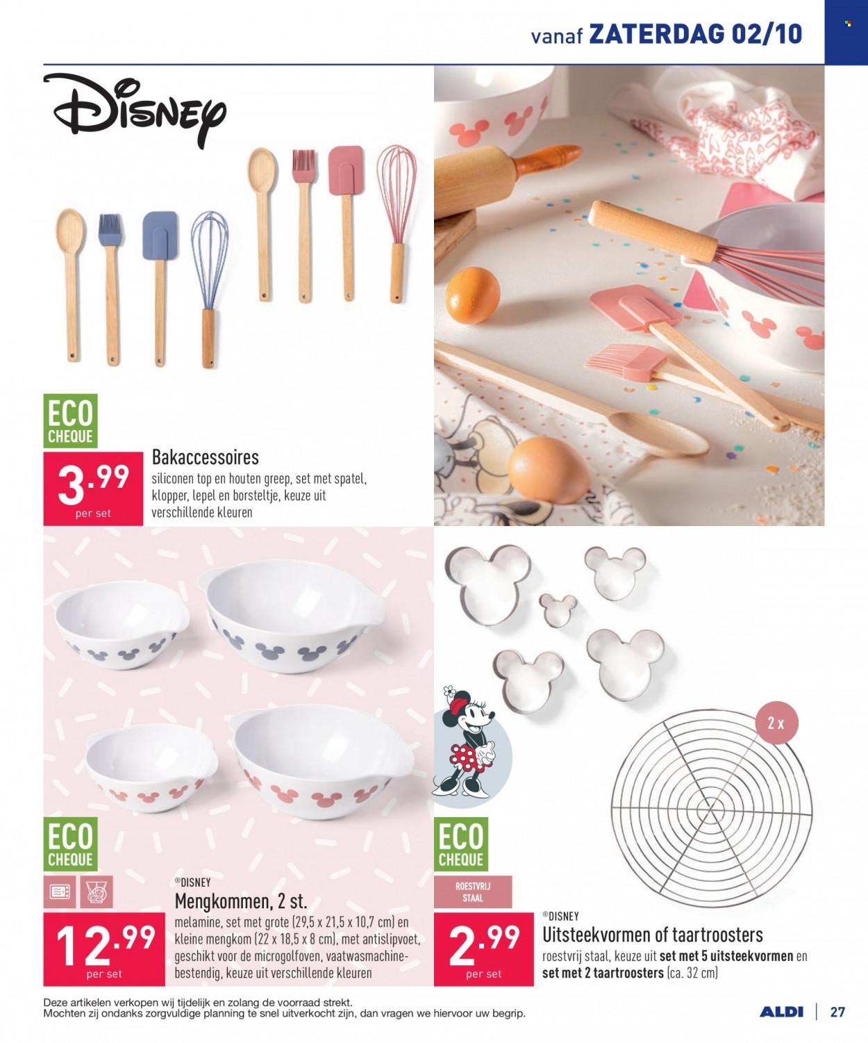 thumbnail - ALDI-aanbieding - 27/09/2021 - 02/10/2021 -  producten in de aanbieding - Disney, top. Pagina 27.