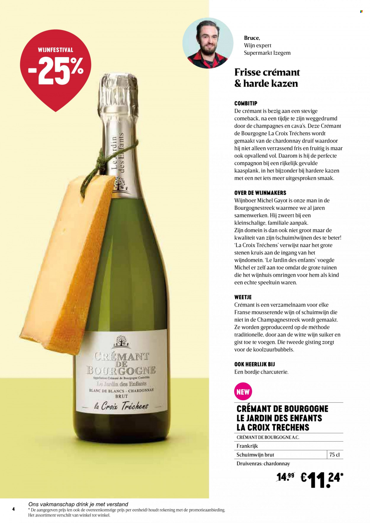 thumbnail - Catalogue Delhaize - 23/09/2021 - 20/10/2021 - Produits soldés - champagne, Crémant de Bourgogne. Page 4.