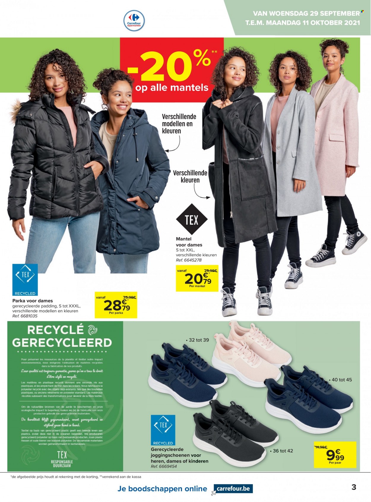 thumbnail - Catalogue Carrefour hypermarkt - 29/09/2021 - 11/10/2021 - Produits soldés - parka. Page 3.