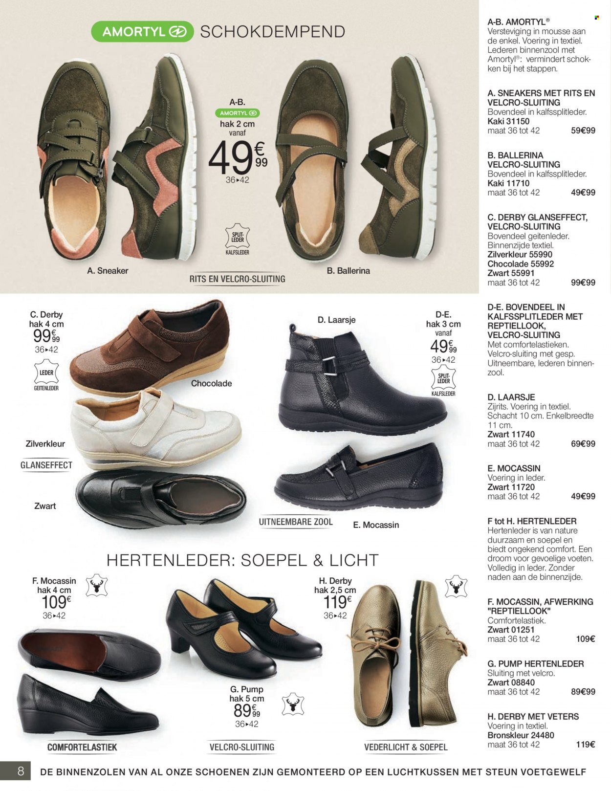 thumbnail - Damart-aanbieding - 01/10/2021 - 31/10/2021 -  producten in de aanbieding - pumps, sneakers. Pagina 8.
