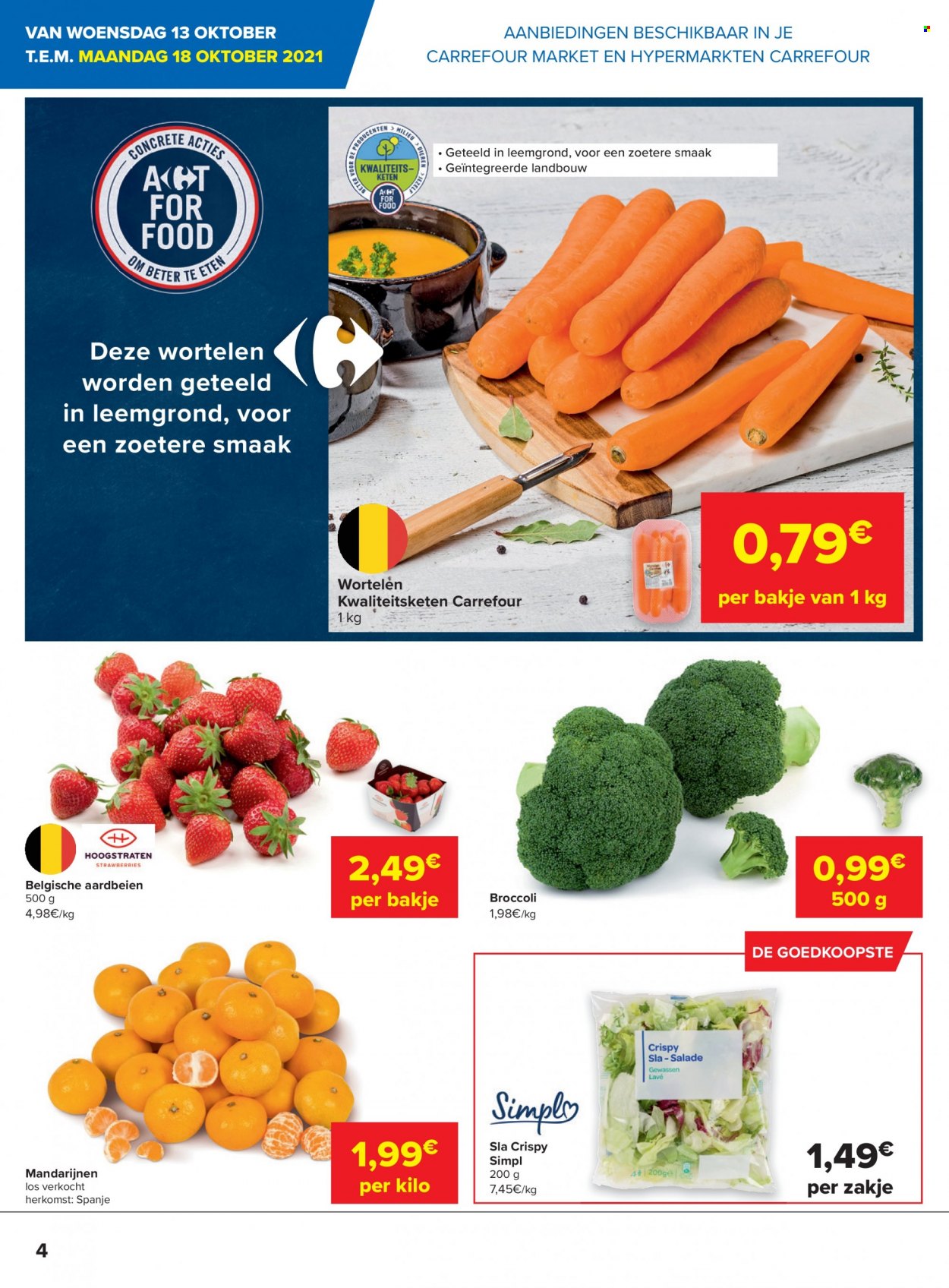 thumbnail - Catalogue Carrefour - 13/10/2021 - 18/10/2021 - Produits soldés - salade. Page 4.