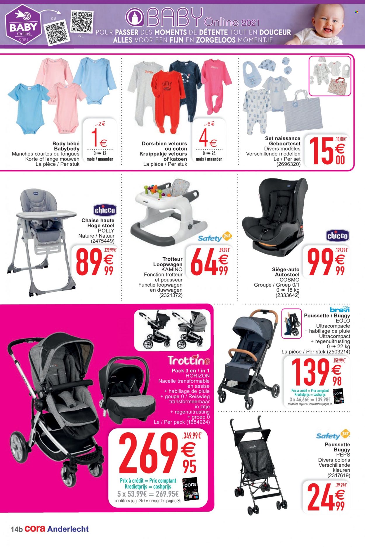 thumbnail - Cora-aanbieding - 12/10/2021 - 25/10/2021 -  producten in de aanbieding - stoel, autostoel. Pagina 14.