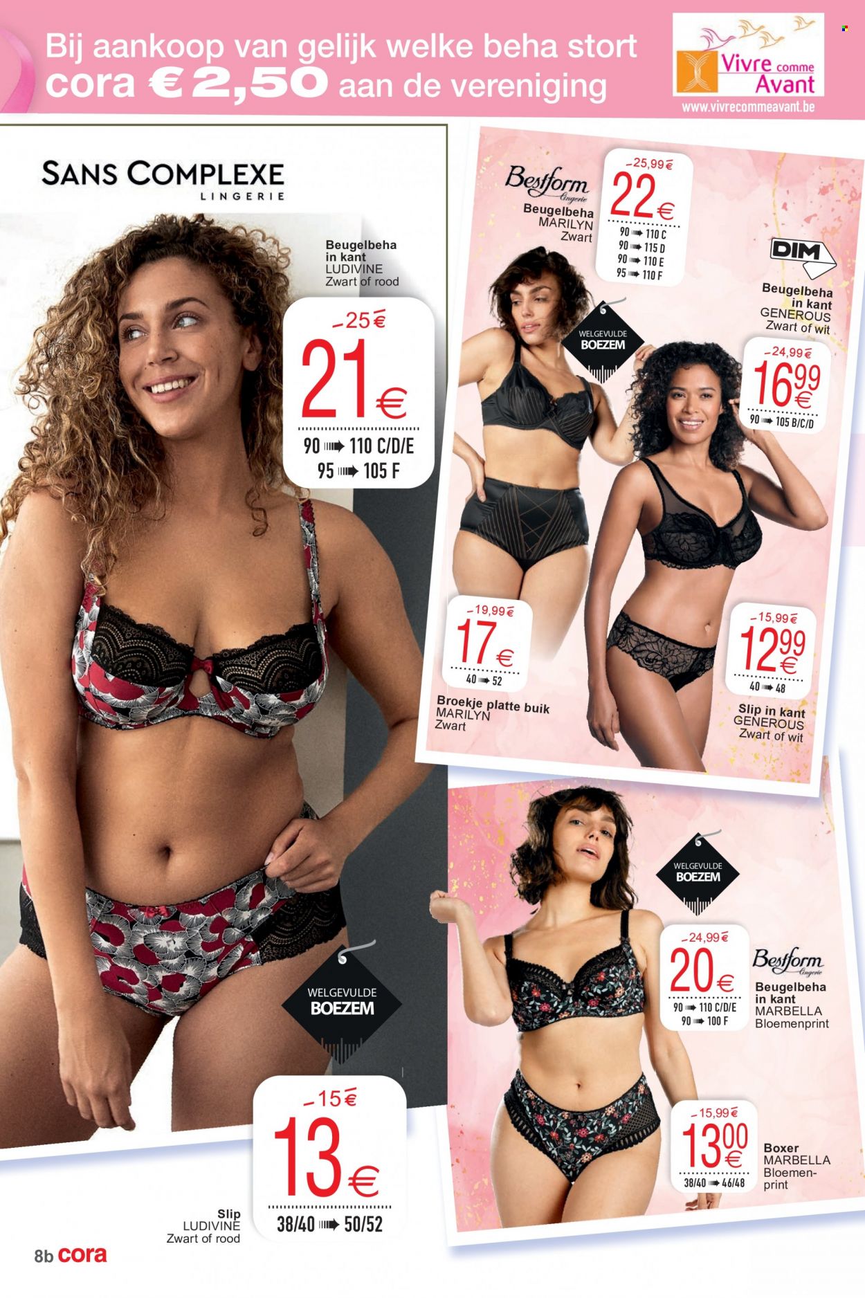 thumbnail - Cora-aanbieding - 19/10/2021 - 30/10/2021 -  producten in de aanbieding - lingerie. Pagina 8.