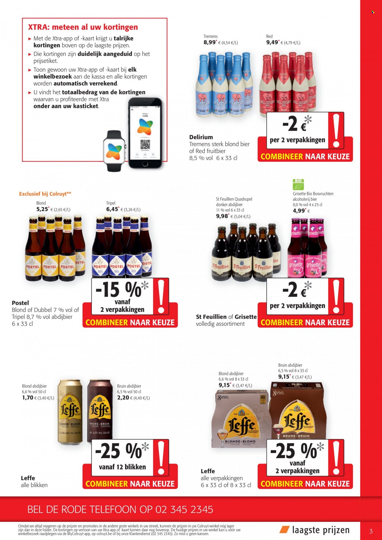 thumbnail - Colruyt-aanbieding - 20/10/2021 - 02/11/2021 -  producten in de aanbieding - Leffe, bier. Pagina 3.