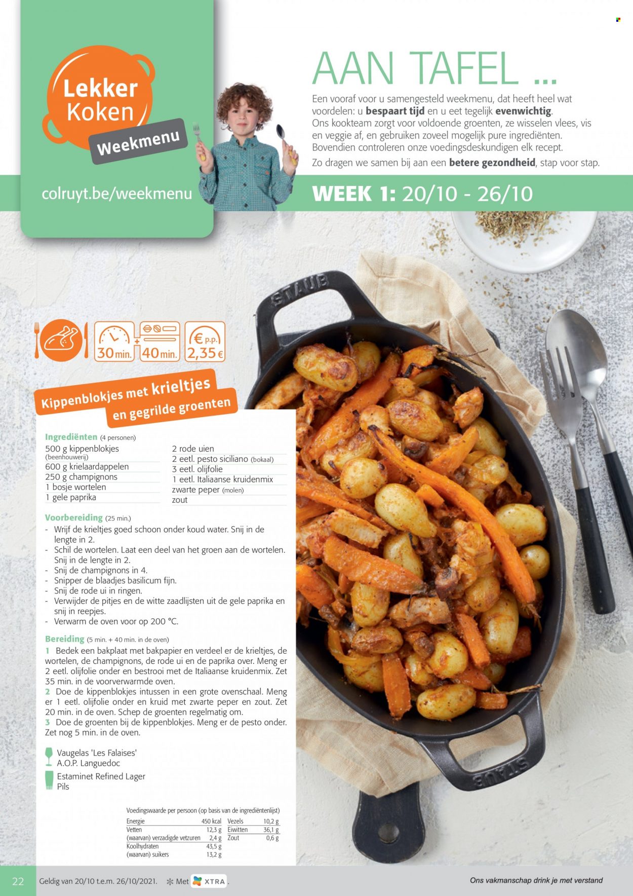 thumbnail - Catalogue Colruyt - 20/10/2021 - 26/10/2021 - Produits soldés - champignon, pesto. Page 1.