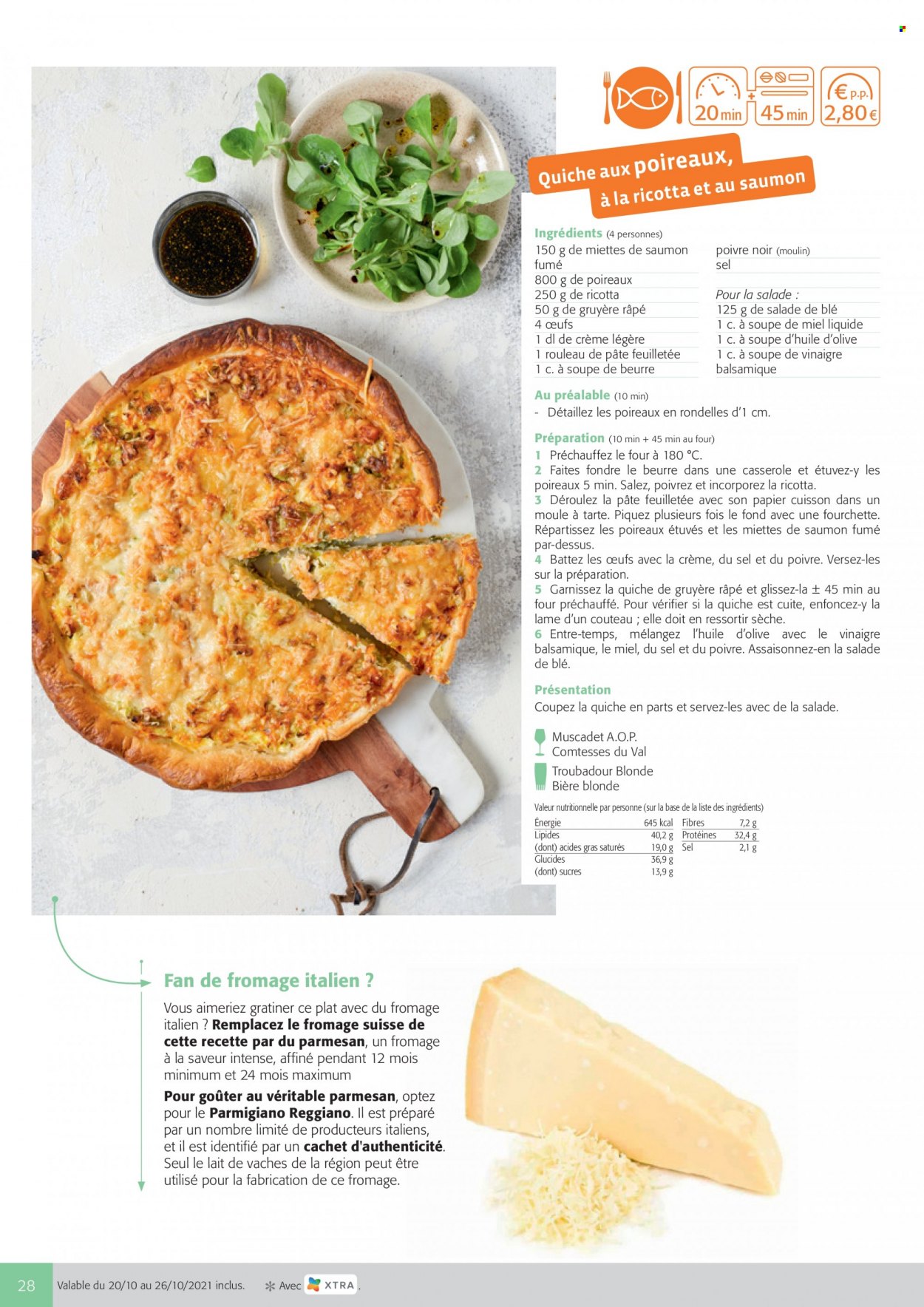 thumbnail - Colruyt-aanbieding - 20/10/2021 - 26/10/2021 -  producten in de aanbieding - parmezaanse kaas, Gruyère, ricotta, crème. Pagina 3.