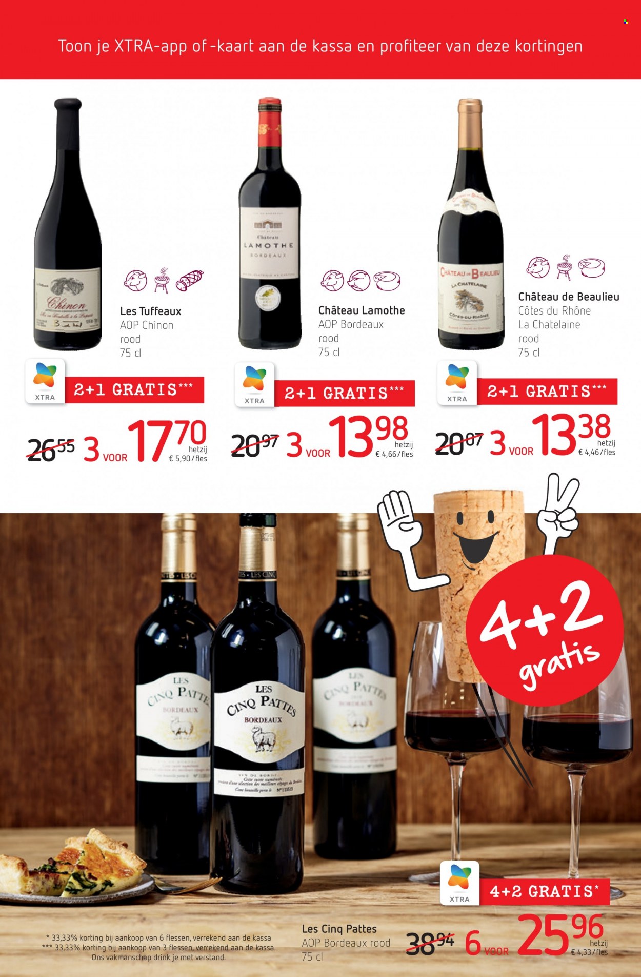 thumbnail - Catalogue SPAR - 21/10/2021 - 03/11/2021 - Produits soldés - Côtes du Rhône, vin rouge, vin, Bordeaux. Page 3.