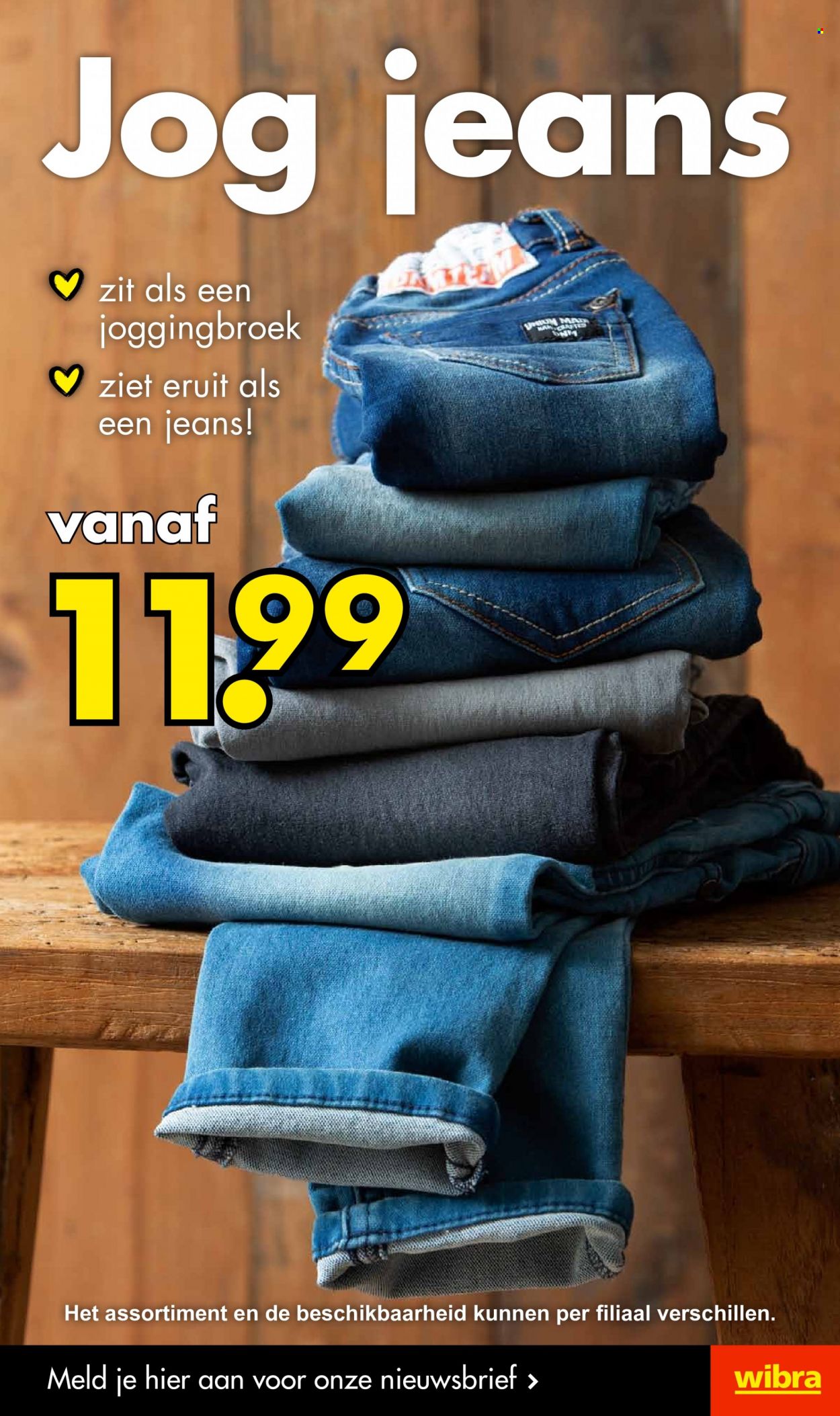 thumbnail - Wibra-aanbieding - 18/10/2021 - 31/10/2021 -  producten in de aanbieding - joggingbroek, jeans. Pagina 19.
