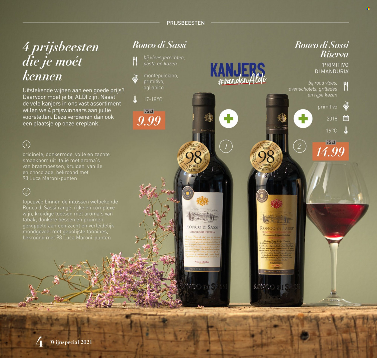 thumbnail - Catalogue ALDI - Produits soldés - vin rouge, Moët & Chandon. Page 4.