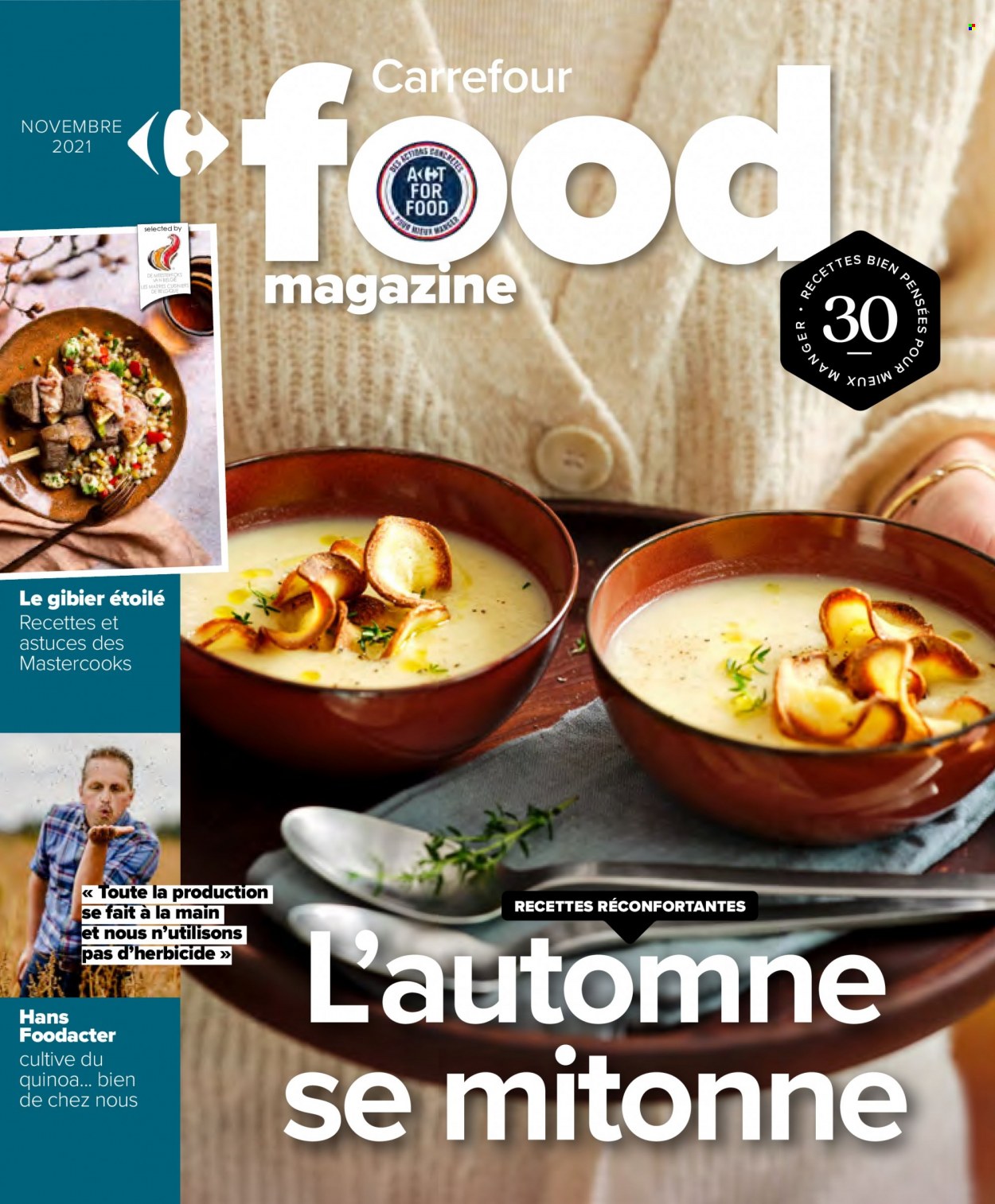 thumbnail - Catalogue Carrefour - 01/11/2021 - 30/11/2021 - Produits soldés - magazine, quinoa. Page 1.
