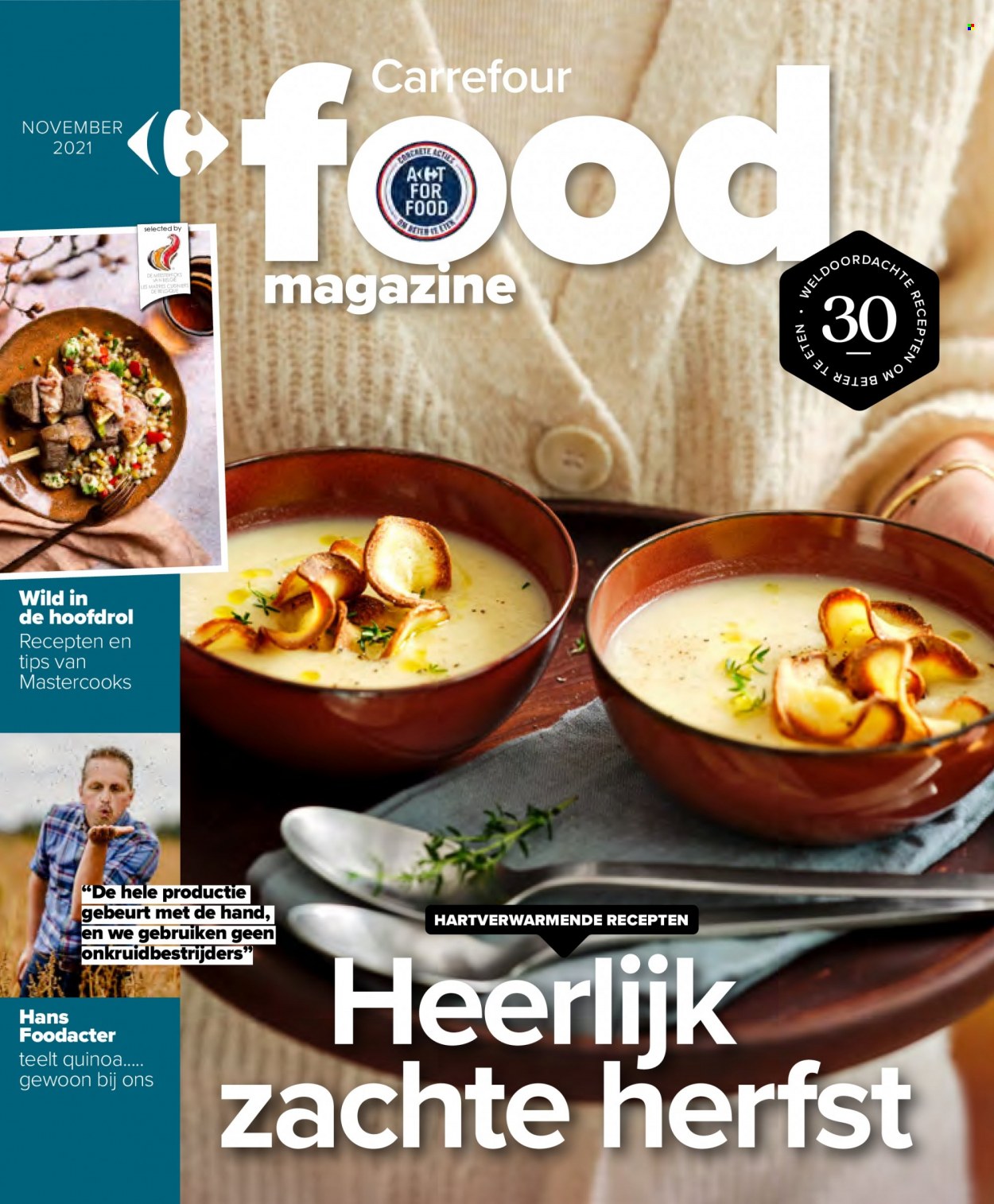 thumbnail - Catalogue Carrefour - 01/11/2021 - 30/11/2021 - Produits soldés - magazine, quinoa. Page 1.