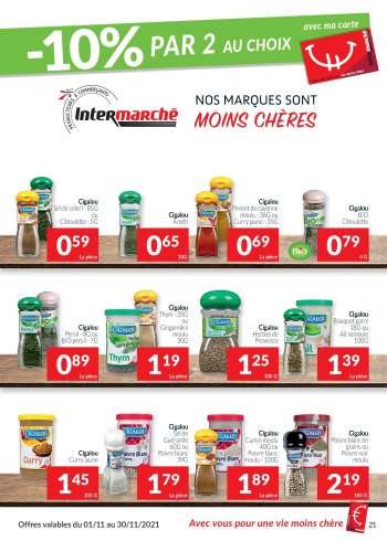 Catalogue Intermarché - 01/11/2021 - 30/11/2021.