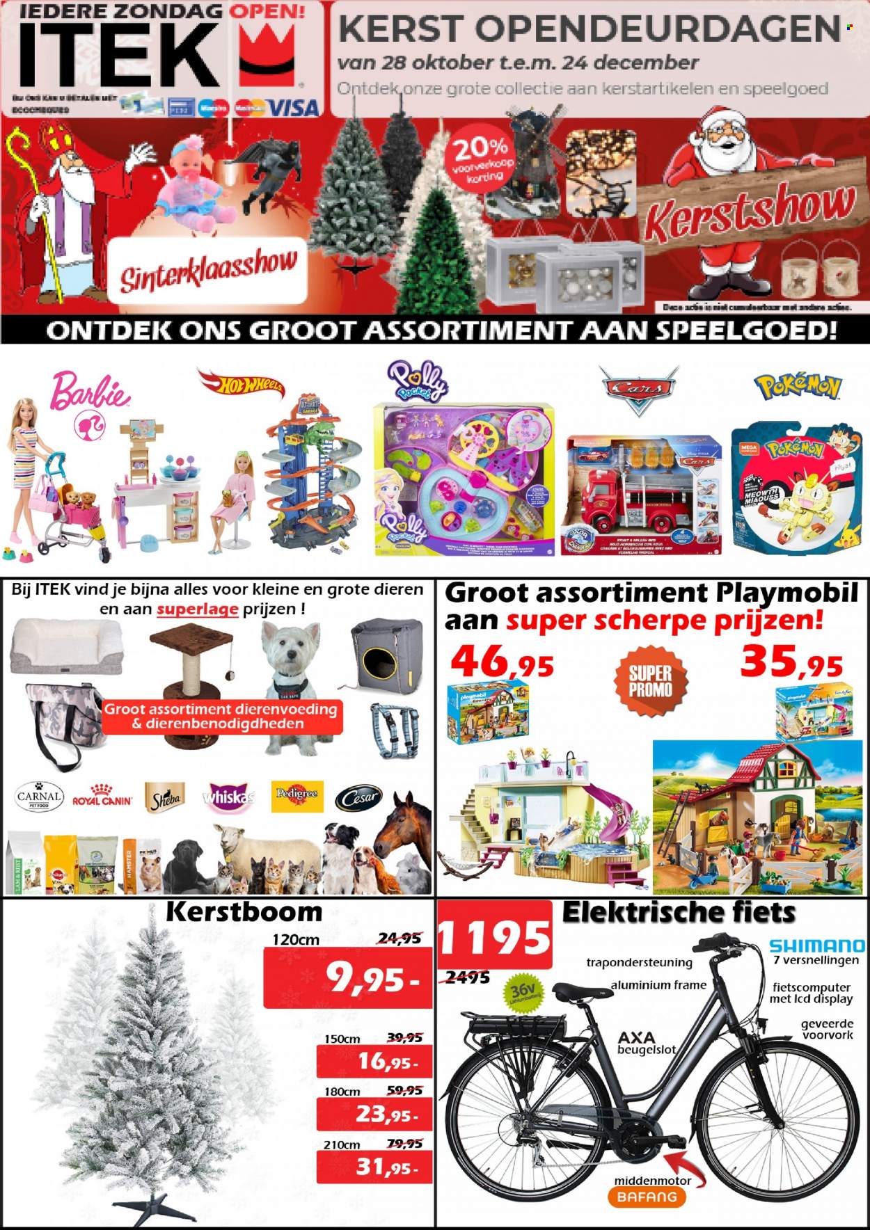 thumbnail - Catalogue Itek - 28/10/2021 - 21/11/2021 - Produits soldés - Cars, Barbie, Playmobil. Page 1.