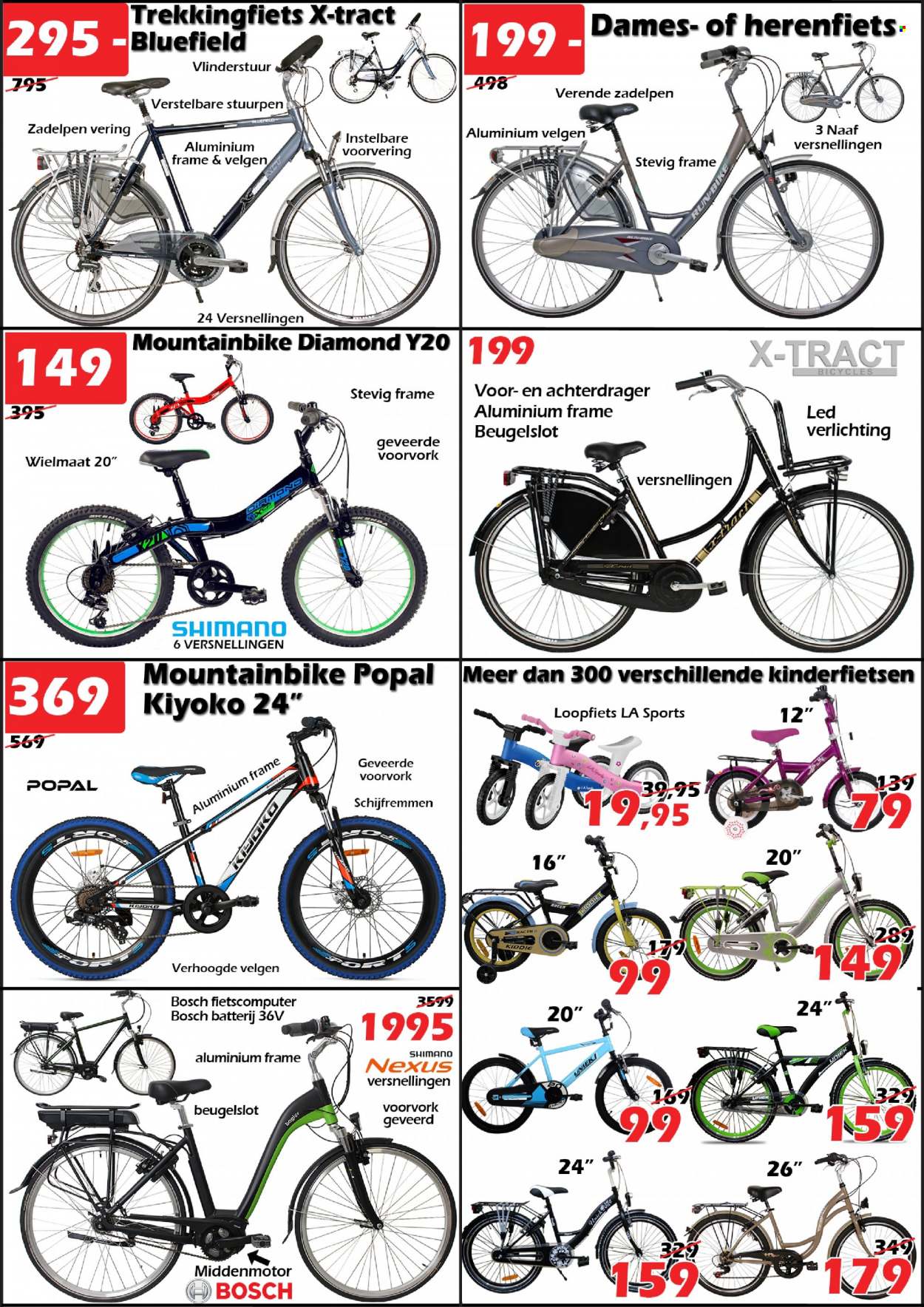 thumbnail - Itek-aanbieding - 11/11/2021 - 24/12/2021 -  producten in de aanbieding - Bosch, Shimano, mountainbike, Popal, fietscomputer, loopfiets, verlichting. Pagina 3.