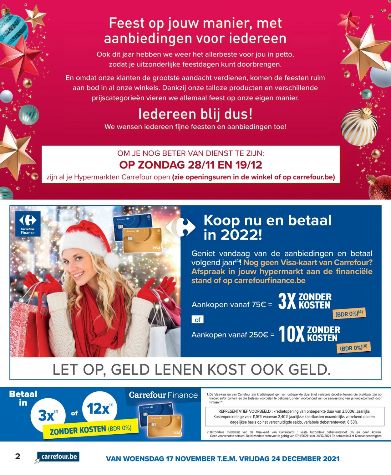 thumbnail - Carrefour hypermarkt-aanbieding - 17/11/2021 - 24/12/2021.