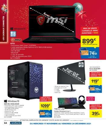 Catalogue Carrefour hypermarkt - 17/11/2021 - 24/12/2021.