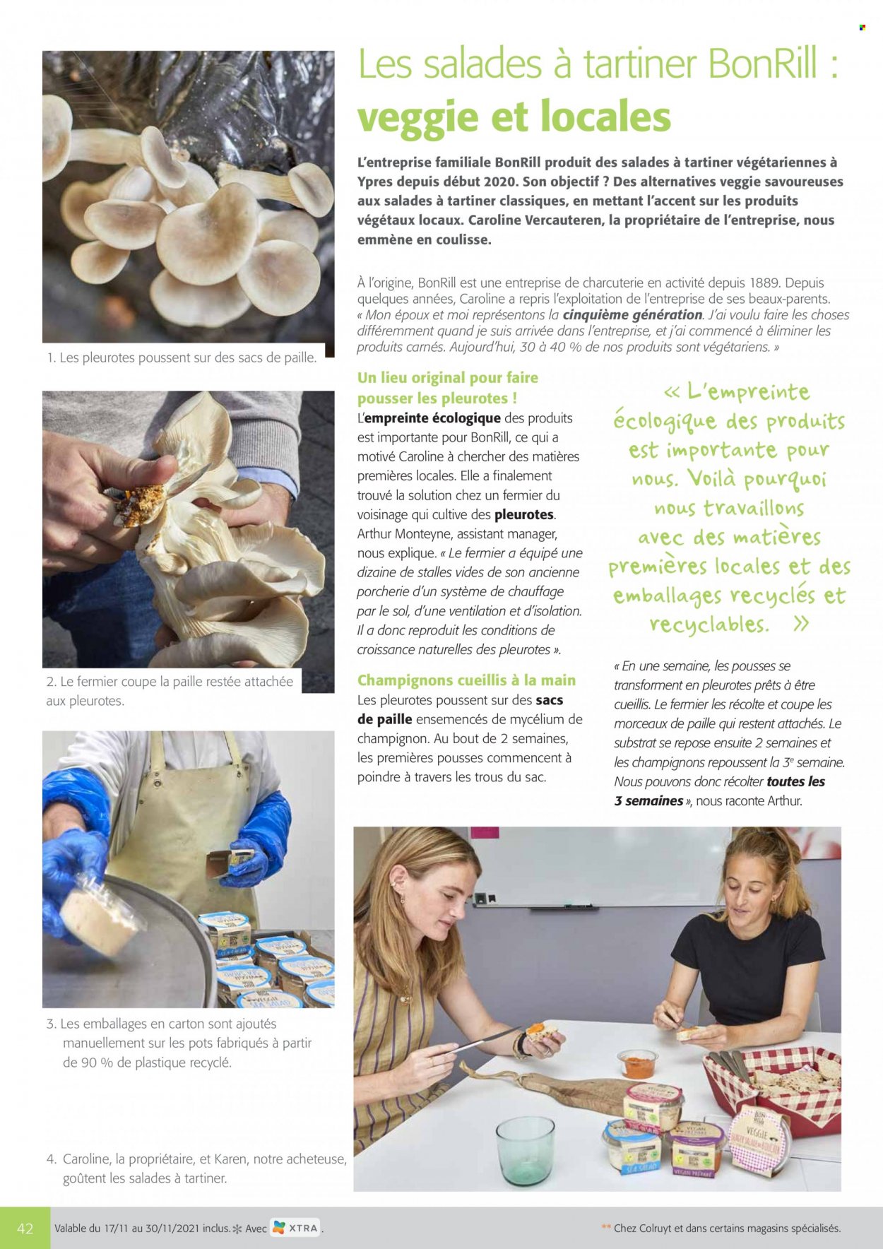 thumbnail - Colruyt-aanbieding - 17/11/2021 - 30/11/2021 -  producten in de aanbieding - champignons, Veggie. Pagina 3.