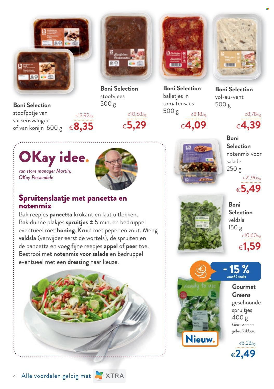thumbnail - Catalogue OKay - 17/11/2021 - 30/11/2021 - Produits soldés - salade, Boni, pancetta. Page 4.