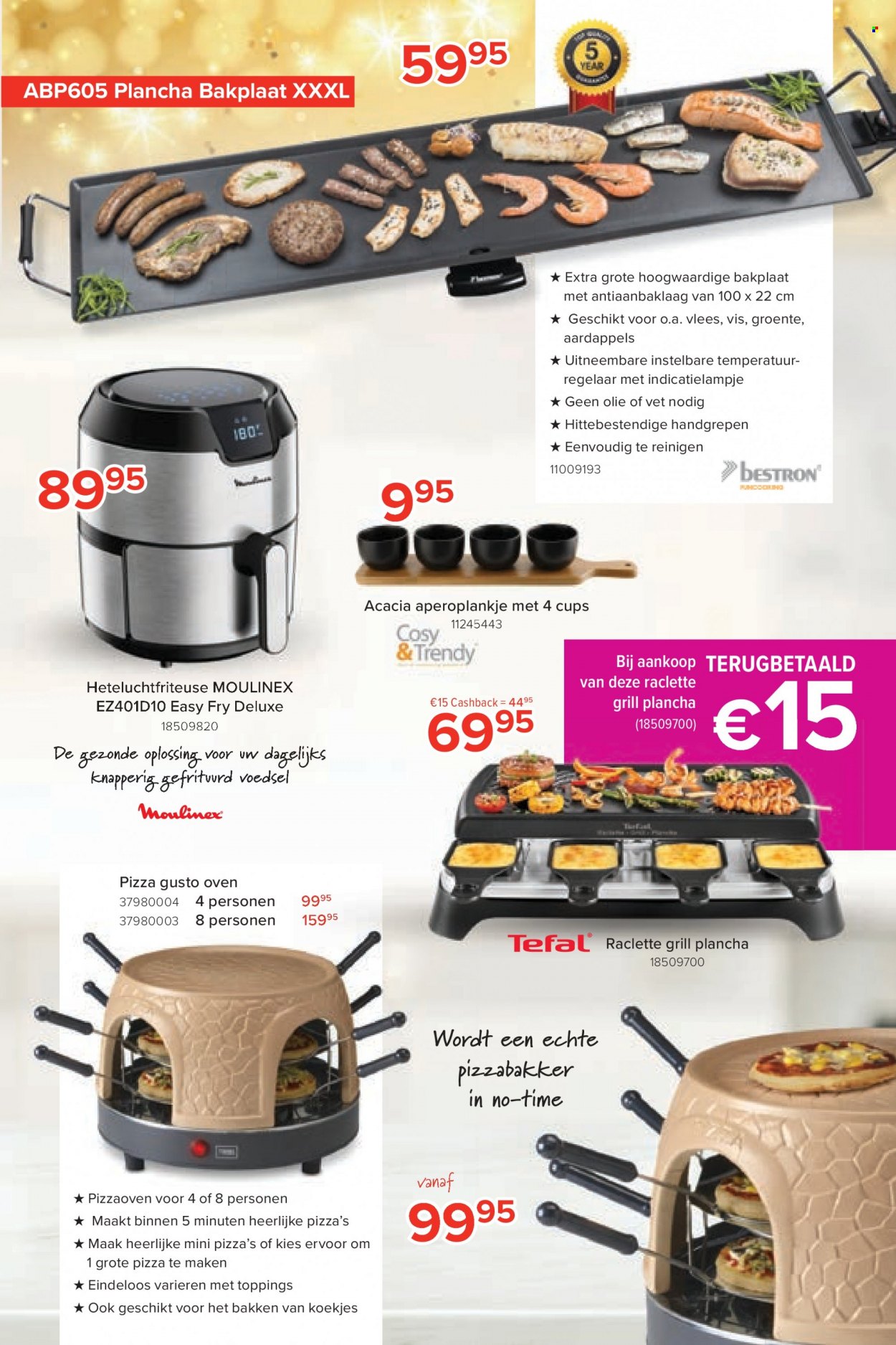 thumbnail - Euro Shop-aanbieding - 18/11/2021 - 31/12/2021 -  producten in de aanbieding - bakplaat, heteluchtfriteuse, Raclette, grill. Pagina 27.