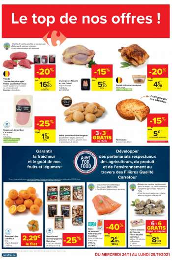 Catalogue Carrefour market - 24.11.2021 - 29.11.2021.