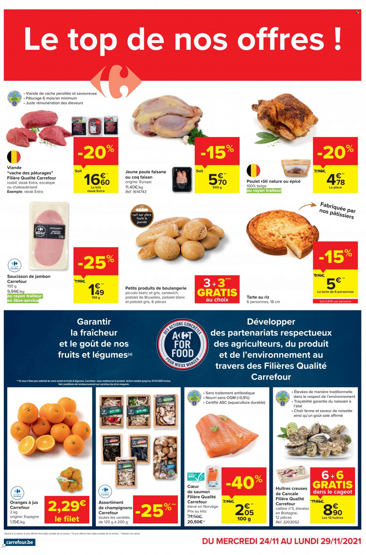 Catalogue Carrefour market  - 24.11.2021 - 29.11.2021. Page 1.